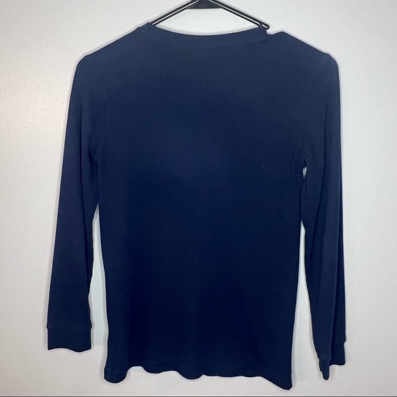 BOYS Large Old Navy Genius Long Sleeve Waffle Knit Shirt - Picture 2 of 3